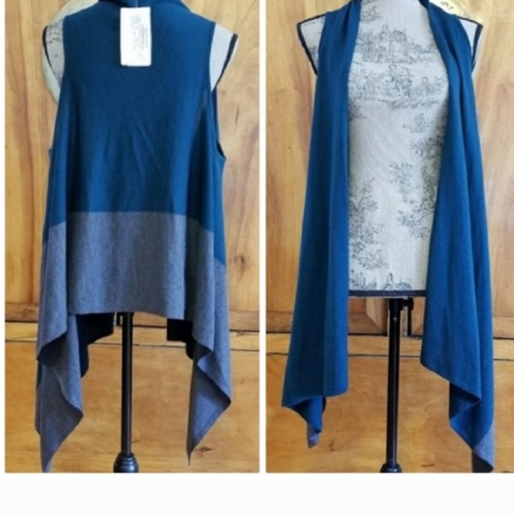 Kinross cashmere wool/silk blend duster